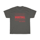 Basketball Atlanta in Modern Stacked Lettering