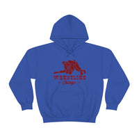 Wrestling Chicago with College Wrestling Graphic Hoodie
