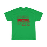 Basketball Seattle in Modern Stacked Lettering