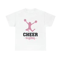 Cheer Mom with Cheerleader Graphic T-Shirt