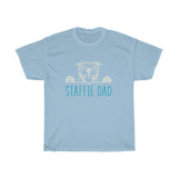 Staffie Dad with Staffordshire Bull Terrier Dog T-Shirt
