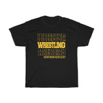 Wrestling Northern Kentucky in Modern Stacked Lettering