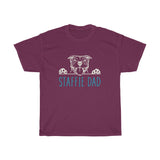 Staffie Dad with Staffordshire Bull Terrier Dog T-Shirt