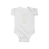 Texas Cowboy Fingerprint with Lonestar, Its In My DNA Baby Onesie Infant Bodysuit for Boys or Girls