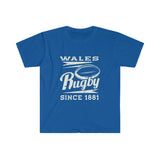 Vintage Wales Rugby Since 1881 Softstyle T-Shirt