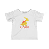 Yellow Babysaurus Dinosaur Baby Infant Tee Shirt for Boys or Girls