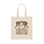 Texas State Wrestling Canvas Tote Bag