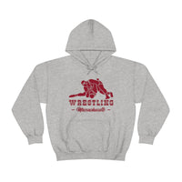 Wrestling Massachusetts with College Wrestling Graphic Hoodie