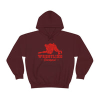 Wrestling Davenport with College Wrestling Graphic Hoodie