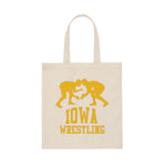 Iowa Wrestling Canvas Tote Bag
