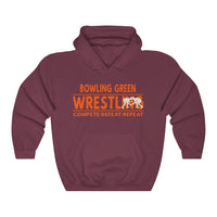 Bowling Green Wrestling - Compete, Defeat, Repeatt Hoodie