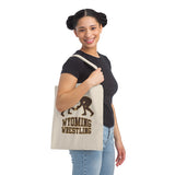 Wyoming Wrestling Canvas Tote Bag