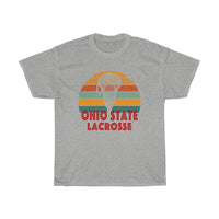 Ohio State Lacrosse Retro Sunset T-Shirt T-Shirt with free shipping - TropicalTeesShop