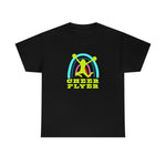 Cheer Flyer with Boho Rainbow Graphic T-Shirt