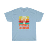Virginia Lacrosse Paintbrush Strokes T-Shirt T-Shirt with free shipping - TropicalTeesShop
