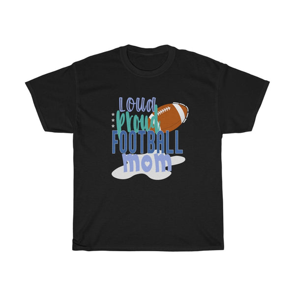 Loud Proud Football Mom with Football Graphic