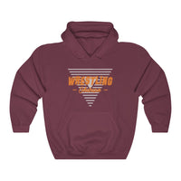 Wrestling Auburn with Triangle Logo Graphic Hoodie