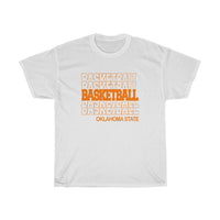 Basketball Oklahoma State in Modern Stacked Lettering