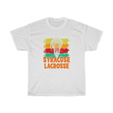 Syracuse Lacrosse Paintbrush Strokes T-Shirt T-Shirt with free shipping - TropicalTeesShop