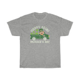 Happy St Patricks Day with Leprechaun Driving Truck T-Shirt T-Shirt with free shipping - TropicalTeesShop