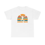 Cheer Mom with Vintage Sunset and Cheerleader T-Shirt