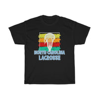 North Carolina Lacrosse Paintbrush Strokes T-Shirt T-Shirt with free shipping - TropicalTeesShop