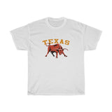 Texas with Longhorn Bull T-Shirt