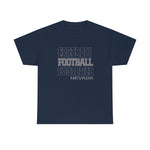 Football Nevada in Modern Stacked Lettering