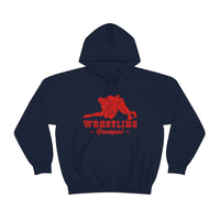 Wrestling Davenport with College Wrestling Graphic Hoodie