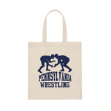 Pennsylvania Wrestling Canvas Tote Bag