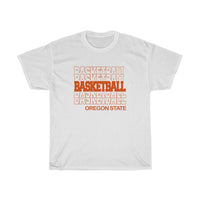 Basketball Oregon State in Modern Stacked Lettering
