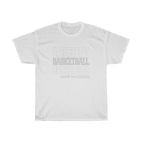 Basketball North Florida in Modern Stacked Lettering