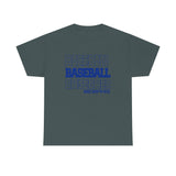 Baseball Memphis in Modern Stacked Lettering T-Shirt