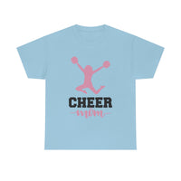 Cheer Mom with Cheerleader Graphic T-Shirt