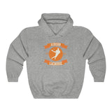 Auburn Lacrosse Logo with Player Hoodie