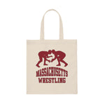 Massachusetts Wrestling Canvas Tote Bag