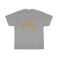 Basketball Oakland in Modern Stacked Lettering