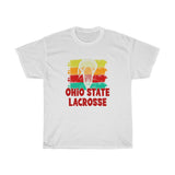 Ohio State Lacrosse Paintbrush Strokes T-Shirt T-Shirt with free shipping - TropicalTeesShop