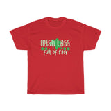Irish Lass Full Of Sass T-Shirt with free shipping - TropicalTeesShop