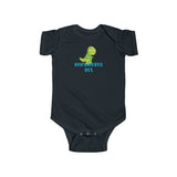 Green Babysaurus Rex Dinosaur Onesie Infant Bodysuit for Baby Boys or Girls