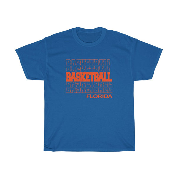 Basketball Florida in Modern Stacked Lettering