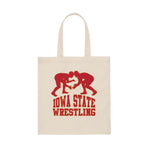 Iowa State Wrestling Canvas Tote Bag