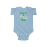 Daddy's Lucky Charm Baby Onesie Infant Bodysuit for Boys or Girls Kids clothes with free shipping - TropicalTeesShop