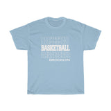 Basketball Brooklyn in Modern Stacked Lettering