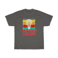 Ohio State Lacrosse Paintbrush Strokes T-Shirt T-Shirt with free shipping - TropicalTeesShop