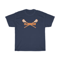 Clemson Lacrosse With LAX Sticks Shirt
