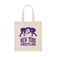 New York Wrestling Canvas Tote Bag