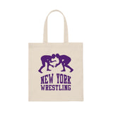 New York Wrestling Canvas Tote Bag