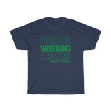 Wrestling North Texas in Modern Stacked Lettering