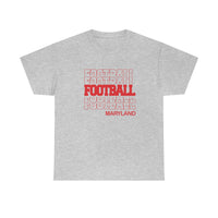 Football Maryland in Modern Stacked Lettering
